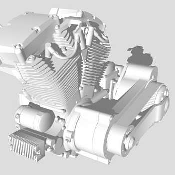 汽车发动机的SKP模型素材_su模型下载 草图大师模型_SKP模型