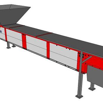 螺旋输送机模型_su模型下载 草图大师模型_SKP模型