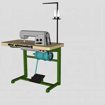 裁缝机的SKP模型素材缝衣机_su模型下载 草图大师模型_SKP模型