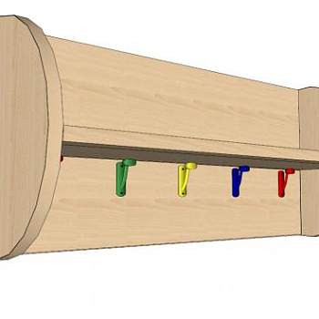 卫生间里的挂衣钩SKP模型素材_su模型下载 草图大师模型_SKP模型