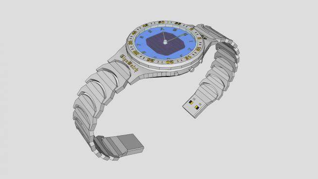 手表的SKP模型素材设计_su模型下载 草图大师模型_SKP模型