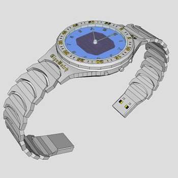 手表的SKP模型素材设计_su模型下载 草图大师模型_SKP模型