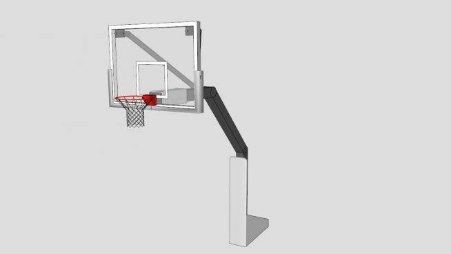 篮球架篮球框的SKP模型素材_su模型下载 草图大师模型_SKP模型
