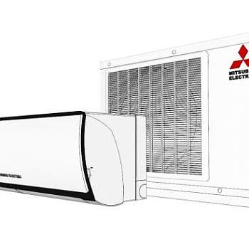 三菱空调的SKP模型素材_su模型下载 草图大师模型_SKP模型