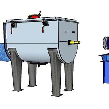 混泥土搅拌设备模型_su模型下载 草图大师模型_SKP模型