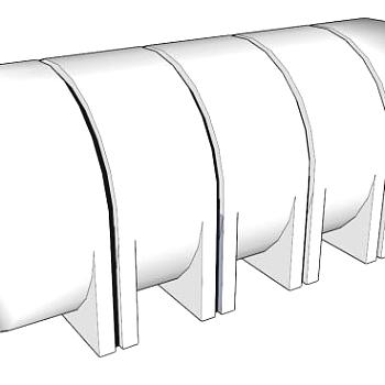 集水器水箱的SKP模型素材_su模型下载 草图大师模型_SKP模型