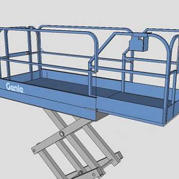 剪式升降平台升降机模型_su模型下载 草图大师模型_SKP模型