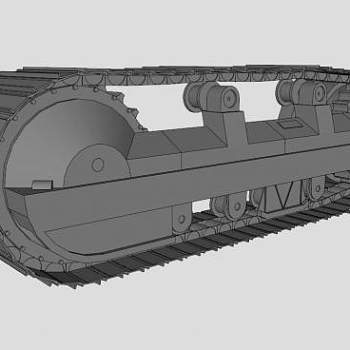 履带轮的SKP模型组件_su模型下载 草图大师模型_SKP模型