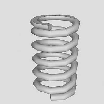 弹簧的SKP模型素材组件_su模型下载 草图大师模型_SKP模型