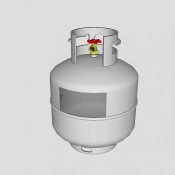 煤气罐燃气的SKP模型_su模型下载 草图大师模型_SKP模型