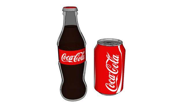 可口可乐的SKP模型设计瓶子灌装_su模型下载 草图大师模型_SKP模型