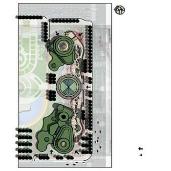 雕塑公园建筑地下文娱中心SU模型下载_sketchup草图大师SKP模型