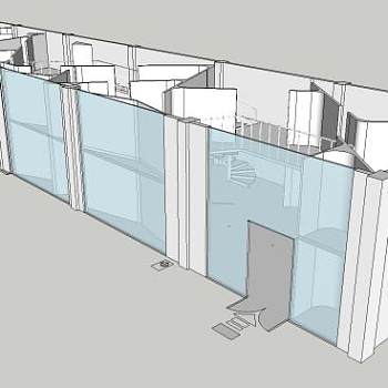 旗袍店装饰室内SU模型下载_sketchup草图大师SKP模型