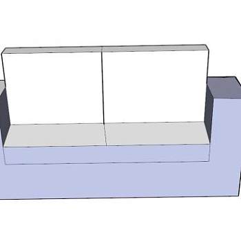 现代沙发家居双人沙发SU模型下载_sketchup草图大师SKP模型