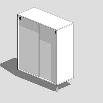 宜家现代鞋柜SU模型下载_sketchup草图大师SKP模型