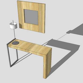 现代的餐具柜SU模型下载_sketchup草图大师SKP模型