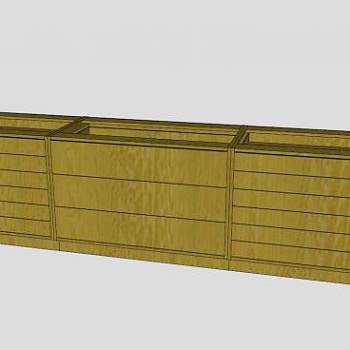 办公室餐边柜SU模型下载_sketchup草图大师SKP模型