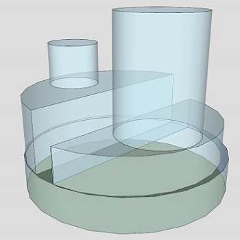 透明玻璃雕塑SU模型下载_sketchup草图大师SKP模型