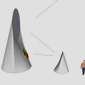 发光雕塑SU模型下载_sketchup草图大师SKP模型