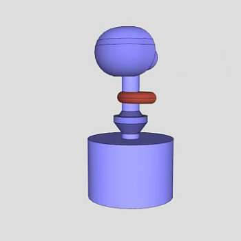 旋转形状雕塑SU模型下载_sketchup草图大师SKP模型