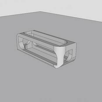 白色设计雕塑SU模型下载_sketchup草图大师SKP模型