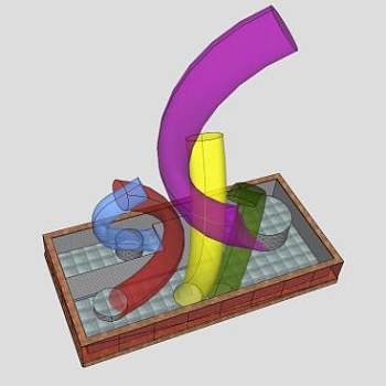 潘多拉盒子雕塑SU模型下载_sketchup草图大师SKP模型