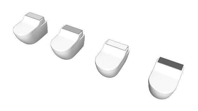 陶瓷厕所SU模型下载_sketchup草图大师SKP模型