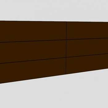 巧克力梳妆台SU模型下载_sketchup草图大师SKP模型