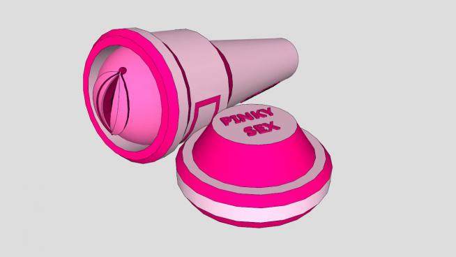 粉红色儿童玩具SU模型下载_sketchup草图大师SKP模型