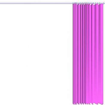 简约粉色窗帘SU模型下载_sketchup草图大师SKP模型