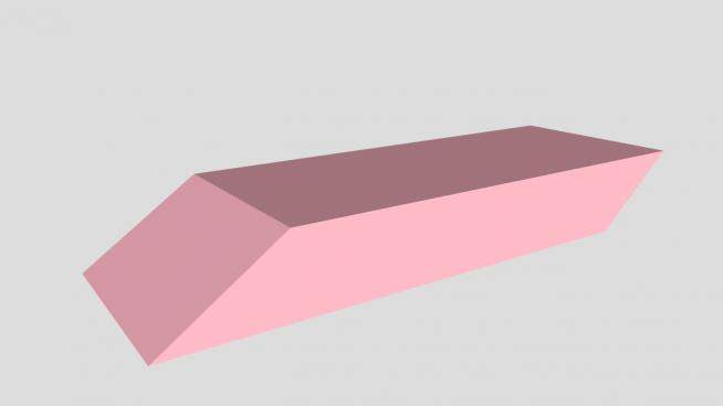 粉红色橡皮SU模型下载_sketchup草图大师SKP模型