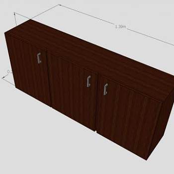 红木橱柜SU模型下载_sketchup草图大师SKP模型