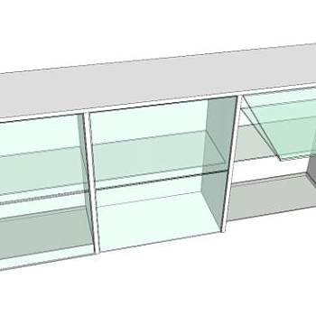 特拉斯特罗橱柜SU模型下载_sketchup草图大师SKP模型