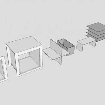 TWU橱柜组件SU模型下载_sketchup草图大师SKP模型