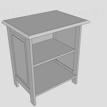 现代白色关节橱柜SU模型下载_sketchup草图大师SKP模型