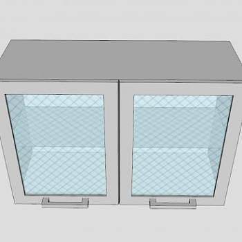 百叶窗橱柜SU模型下载_sketchup草图大师SKP模型