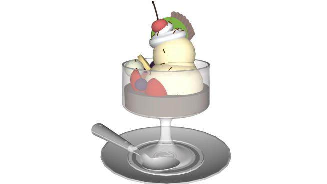 冰淇淋食品SU模型下载_sketchup草图大师SKP模型