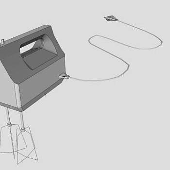 厨房手持混合器SU模型下载_sketchup草图大师SKP模型