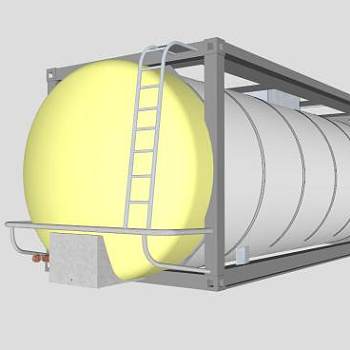 罐式集装箱的SU模型设计_su模型下载 草图大师模型_SKP模型