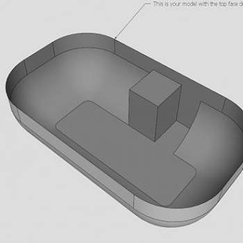 卫浴钢板搪瓷浴缸SU模型下载_sketchup草图大师SKP模型