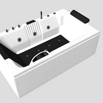 高科技按摩浴缸SU模型下载_sketchup草图大师SKP模型