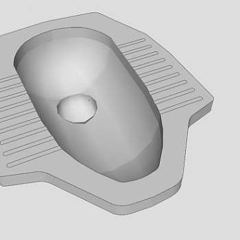 厕所蹲便器SU模型下载_sketchup草图大师SKP模型