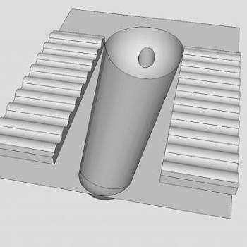 印度厕所蹲厕SU模型下载_sketchup草图大师SKP模型