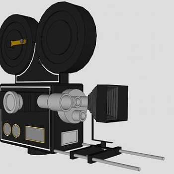 电影放映机的SU模型设计_su模型下载 草图大师模型_SKP模型