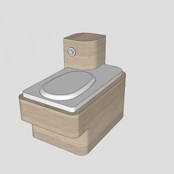 厕所卫生间马桶SU模型下载_sketchup草图大师SKP模型