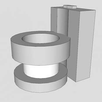 卫浴厕所马桶便器SU模型下载_sketchup草图大师SKP模型