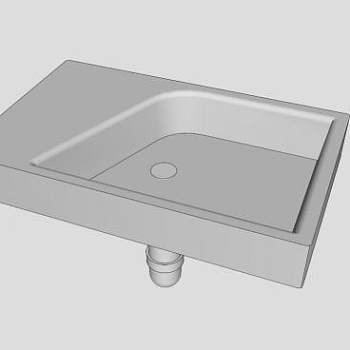 科勒盆地台盆SU模型下载_sketchup草图大师SKP模型