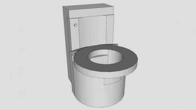 厕所马桶坐便器SU模型下载_sketchup草图大师SKP模型