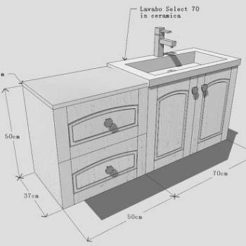 浴室家具卫浴柜架SU模型下载_sketchup草图大师SKP模型