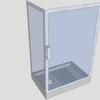 浴室淋浴箱淋浴房SU模型下载_sketchup草图大师SKP模型